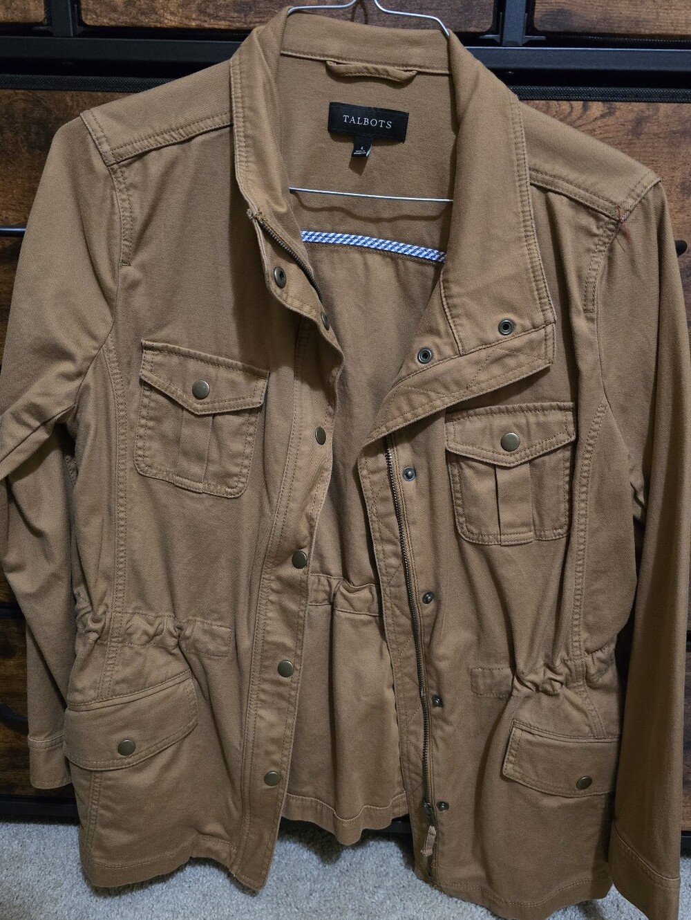 Talbots Women's Utility Jacket - Brown